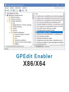 Windows 10 GPEdit Enabler X86/X64